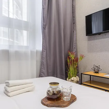 Apartment Lumina Design With Beautiful View Warsaw