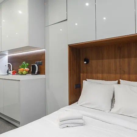 Lumina Design With Beautiful View Apartment Warsaw